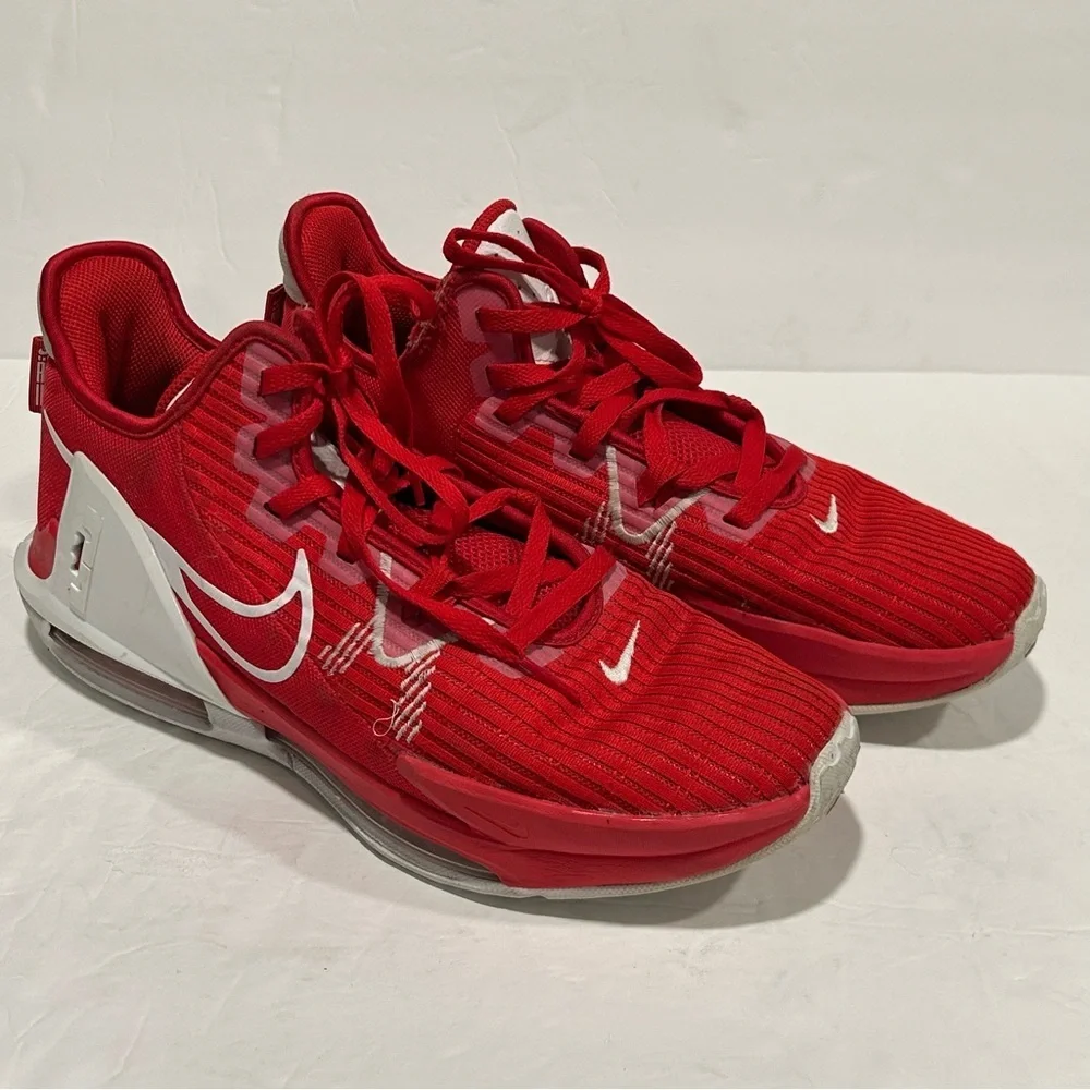 Nike LeBron Witness 6 TB University Red And White Color, Basketball